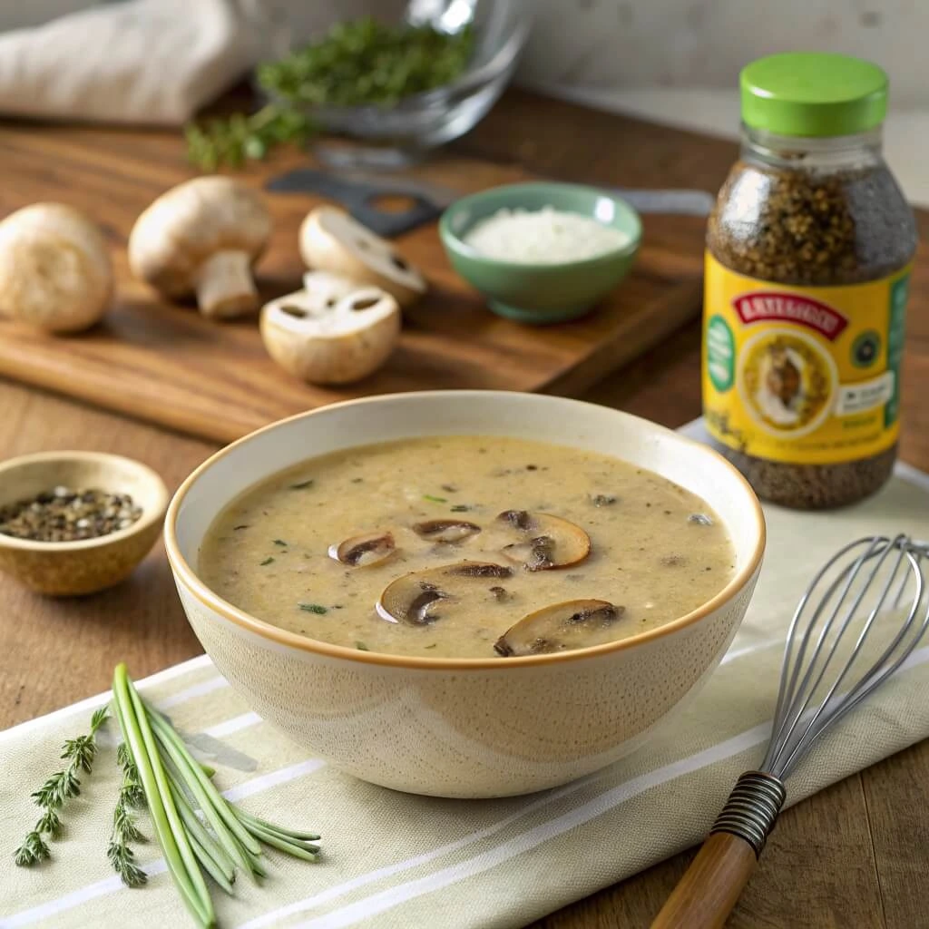 Substitute for cream of mushroom soup: Gluten-Free Mushroom Soup