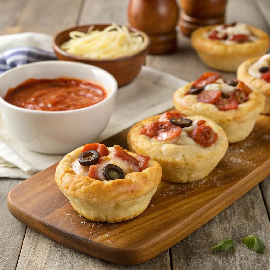 Creative Variations of Pizza Puff with Vegetables and Bacon